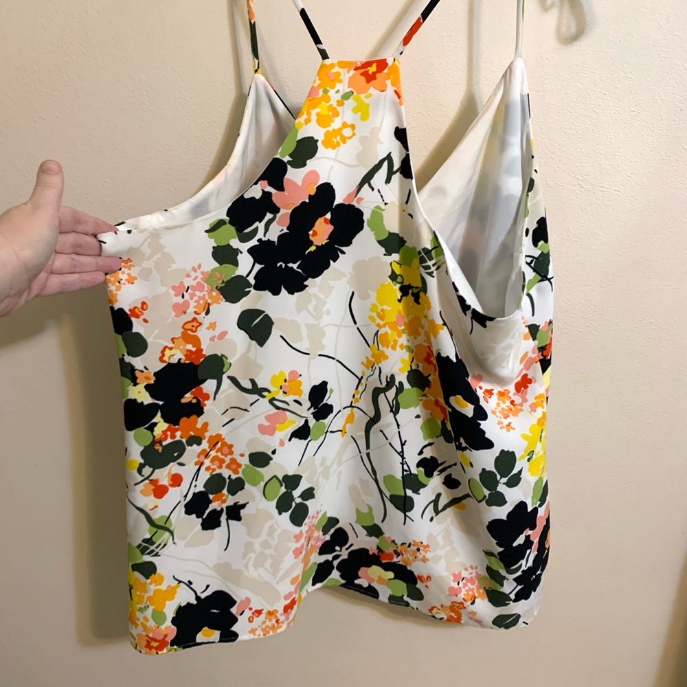Banana Republic Floral Camisole in Black, Yellow, and Pink - Picture 5 of 8